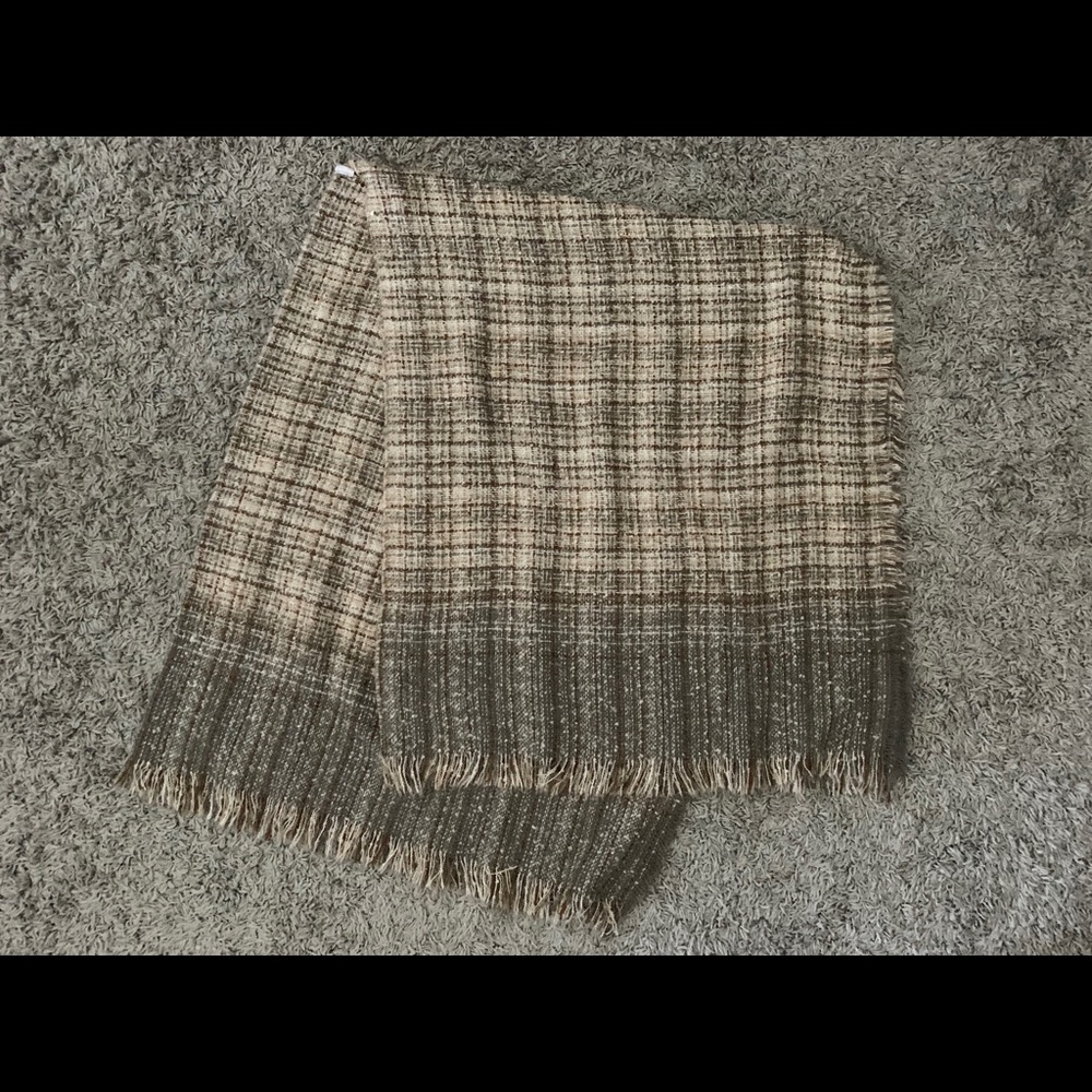 No Brand, Womens Plaid Poncho Scarf